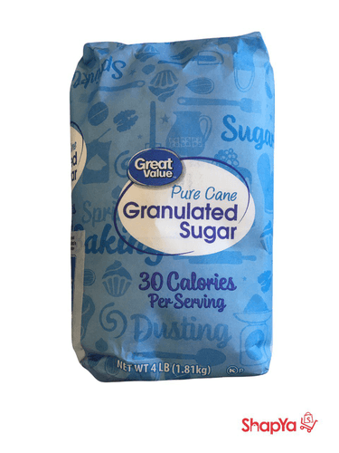 Great Value - Pure Cane Granulated Sugar 4Lb